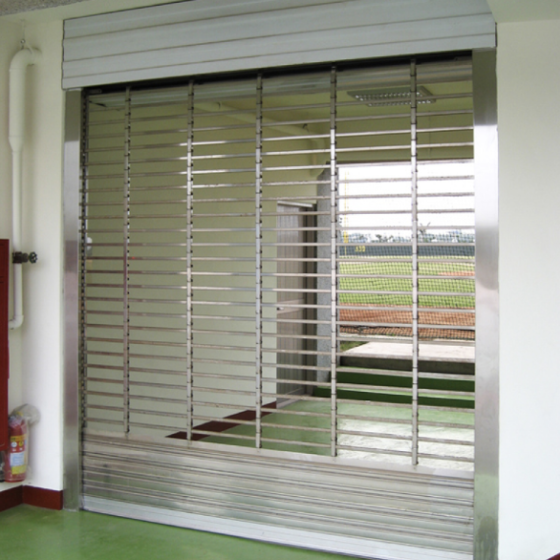 CỬA CUỐN SONG NGANG INOX VUÔNG 20